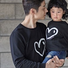 몽피마피 하트하트 패밀리 맨투맨 패션의류/잡화/여성패션 반품 최저가 21,310원