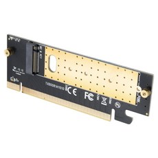컴스 PCI Express 변환 컨버터 M.2 NVME Key M to PCI-E 16x 변환 카드 외장케이스형 방열판 써멀패드, BT254, 1개 가전디지털/PC부품 반품 최저가 8,350원