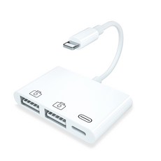 호후 3in1 아이폰 라이트닝 8핀 듀얼 OTG 충전젠더 USB OTG 005+, 화이트, 1개 가전디지털/휴대폰 액세서리 반품 최저가 14,610원