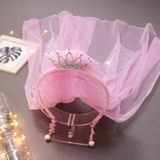 비단길 여아용 러벤 왕관 머리띠 베일 면사포 패션의류/잡화/유아동패션 반품 최저가 8,600원