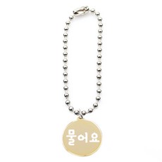 펫츠룩 써지컬체인B 반려동물 목걸이 M + 인식표 원형골드, 물어요, 1개 반려동물용품/펫티켓 산책용품 반품 최저가 4,370원