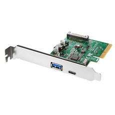 넥스트유 USB 3.1 Gen2 Type C + Type A PCI Express 확장카드 NEXT-323TCA, 1개 가전디지털/PC부품 반품 최저가 17,840원