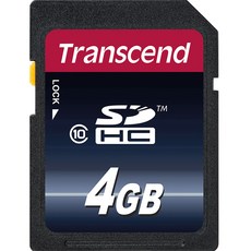 트랜센드 SDHC CLASS10 메모리카드 TS4GSDHC10, 4GB, 1개 가전디지털/저장장치 반품 최저가 10,540원