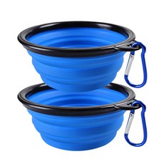 제제펫 애견 휴대용 식기 고리세트, 블루, 2개 반려동물용품/강아지 용품 반품 최저가 4,410원