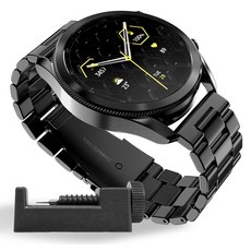구스페리 메탈 스틸 밴드 스트랩, 블랙, 1개 가전디지털/스마트워치/밴드 반품 최저가 6,950원