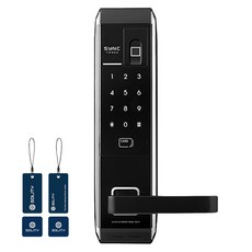 솔리티 지문인식 싱크 손잡이 있음 걸이형키 2p + 스티커키 2p 도어락 SYNC TM902, 고객직접설치 가전디지털/생활가전 반품 최저가 112,060원