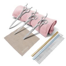 바비온 초급자용 반려동물 미용가위 E2 3종세트, 인디언 핑크, 1세트 undefined/undefined 반품 최저가 53,820원