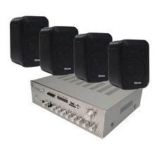 4채널 매장용 앰프 400W + EVANGEL 스피커 블랙 4p 세트, 앰프(HI-2424), 스피커(EV-502) 가전디지털/음향기기 반품 최저가 179,800원