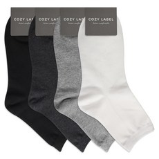 코지라벨 무지 중목 12컬러 양말 4족 세트 A 패션의류/잡화/남성패션 반품 최저가 5,100원