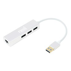 넥시 USB3.0 USB 허브 3포트 기가비트 유선 랜카드 NX-UH3P1L, 화이트, 1개 가전디지털/PC부품 반품 최저가 13,590원