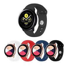 갤럭시워치 액티브 2 20mm 스포츠 실리콘 스트랩, 연핑크, 갤럭시워치액티브2/워치4/워치4클래식용(20mm), 1개 가전디지털/스마트워치/밴드 반품 최저가 3,000원