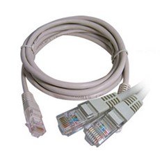 CAT.5 랜케이블 2M, 그레이, 1개, 1개 가전디지털/PC주변기기 반품 최저가 1,340원