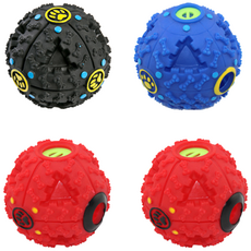 딩동펫 반려동물 타이어 간식볼 4종 세트, 블랙 + 레드 + 블루, 1세트 반려동물용품/강아지 용품 반품 최저가 8,140원
