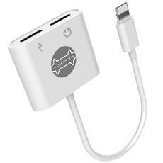 메니폭스 더블 이어폰잭 어댑터 8핀 + 8핀, 화이트, 1개, 125mm 가전디지털/휴대폰 액세서리 반품 최저가 10,050원