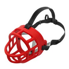강아지 실리콘 입마개 6호, 레드, 1개 반려동물용품/펫티켓 산책용품 반품 최저가 7,820원