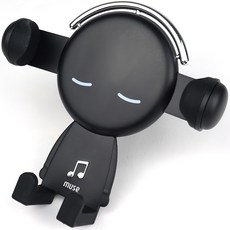 마시멜로 뮤즈 차량용 중력식 송풍구 폰거치대, 1개, 까망 가전디지털/차량용 디지털 반품 최저가 6,080원