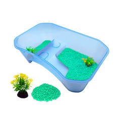 노모이펫 거북이 멀티하우스 플로워링 수조세트 NX-11, 수조(블루), 컬러스톤(옥색), 1개 undefined/undefined 반품 최저가 4,830원