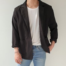 제이에이치스타일 린넨 블레이저 통기성 싱글 자켓 JHROK143 패션의류/잡화/남녀 공용 의류 반품 최저가 38,760원