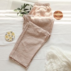 글램공감 커플용 이지 홈웨어 지지미 스몰체크 파자마 9부 바지 패션의류/잡화/속옷/잠옷 반품 최저가 5,690원