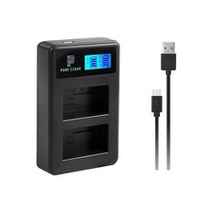 퓨어클리어 리코 LCD 듀얼 카메라 배터리 USB 충전기, DB-110 가전디지털/카메라 반품 최저가 9,810원