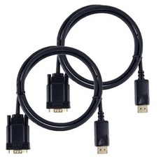 애니포트 DP to VGA 1.1Ver 노트북 모니터 연결 선 케이블 AP-DPVGA010, 1m, 2개 가전디지털/휴대폰 액세서리 반품 최저가 15,060원