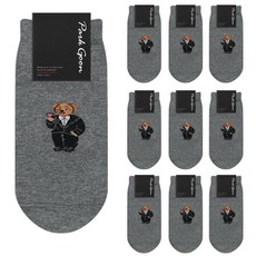박군 남성용 신사 베어 스니커즈 양말 10족 패션의류/잡화/남성패션 반품 최저가 15,000원