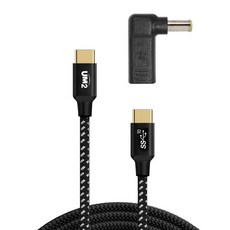 유엠투 C타입 PD to DC 올인원 Lenovo / Fujitsu / Siemens 노트북 충전 아답터 5.5 x 2.5 mm, 1개 가전디지털/PC주변기기 반품 최저가 4,110원