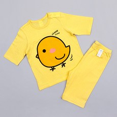 메이키즈 아동용 삐약이 7부 쟈가드 실내복 패션의류/잡화/유아동패션 반품 최저가 7,420원