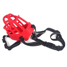 펫팡팡 실리콘 반려견 입마개 5호, 레드, 1개 반려동물용품/펫티켓 산책용품 반품 최저가 7,030원