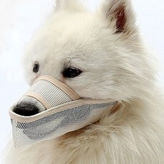 파스텔펫 중대형견 메쉬 입마개 M, 베이지, 1개 반려동물용품/강아지 용품 반품 최저가 8,730원