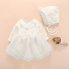 아이엠베베 여아용 피오레 돌백일 드레스슈트 + 보넷 세트 패션의류/잡화/유아동패션 반품 최저가 15,230원