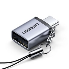 유그린 USB3.1 C타입 to USB3.0 고속 OTG 스트랩 젠더, 그레이, 1개 가전디지털/휴대폰 액세서리 반품 최저가 6,210원