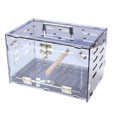 아올로 아크릴 조립식 앵무새 이동장 미니 투명, 스모그, 1개 반려동물용품/소동물/가축용품 반품 최저가 37,720원