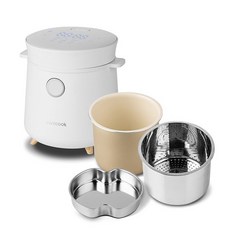 [10% 환급가전] 미니쿡 미니 저당 전기보온밥솥 1~3인용, EDC-600, 퓨어화이트 가전디지털/주방가전 반품 최저가 60,520원