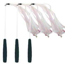 아이엠 고양이 파다닥 힐링 2단 낚시대 반짝이투명리본, Black, 3개 반려동물용품/고양이 용품 반품 최저가 5,500원