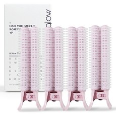 글로스앤글로우 뿌리볼륨업 헤어롤 집게, 연핑크, 4개 뷰티/뷰티소품 반품 최저가 7,240원