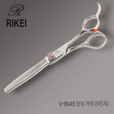 리케이 강아지 45방 고급 숱가위 V-8045, 혼합 색상, 1개 반려동물용품/강아지 용품 반품 최저가 77,000원