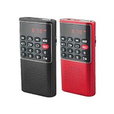 XUKE 휴대용 MP3 효도라디오, A600, 레드 가전디지털/음향기기 반품 최저가 29,850원