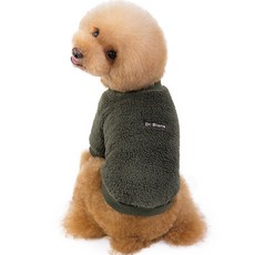 블랭크도그 반려동물 후리스 맨투맨, 카키, 1개 반려동물용품/강아지 용품 반품 최저가 2,860원