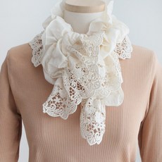 바비수 머랭코튼 레이스 면 스카프 패션의류/잡화/여성패션 반품 최저가 16,450원
