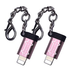 메니폭스 메탈고속 변환젠더 C타입 to 8핀, 로즈, 2개 가전디지털/휴대폰 액세서리 반품 최저가 4,690원