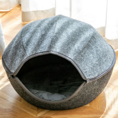 딩동펫 고양이 숨숨집 호박형, 그레이, 1개 반려동물용품/고양이 용품 반품 최저가 17,570원