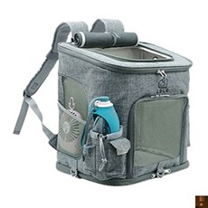 이마켓 DOGnCATs PET-2000 점보 프론트 반려동물 백팩, 그레이, 1개 반려동물용품/펫티켓 산책용품 반품 최저가 33,570원