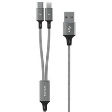 요이치 마운틴 로그 c타입 아이폰 2in1 고속 멀티 충전 케이블 8c, 120cm, 메탈, 1개 가전디지털/차량용 디지털 반품 최저가 2,590원