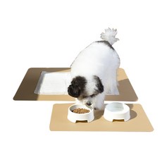 언더펫 강아지 착매트 배변판 특대형 + 식기매트, light beige(배변판), 1세트 반려동물용품/강아지 용품 반품 최저가 22,800원