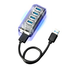 이탑 USB 3.1 LED 유전원 4포트 USB허브 U3-36, 혼합색상, 1개 가전디지털/PC부품 반품 최저가 15,550원