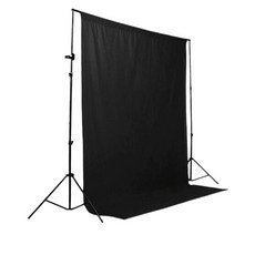 포커스 사진 영상 촬영용 배경천 블랙 2 x 3 m, 1개 가전디지털/카메라 반품 최저가 15,000원