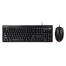 앱코 키보드 마우스 오피스 세트, KM150, 블랙, 일반형 가전디지털/키보드/마우스 반품 최저가 10,800원