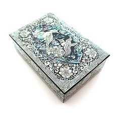 나전칠기 화조 명함함, 1개 패션의류/잡화/남성패션 반품 최저가 27,080원