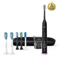 필립스 소닉케어 다이아몬드클린 스마트 전동칫솔, HX9934/16(블랙), 1개 가전디지털/생활가전 반품 최저가 325,120원